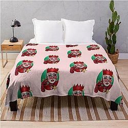 The Red Queen Sasha Velour throw blanket