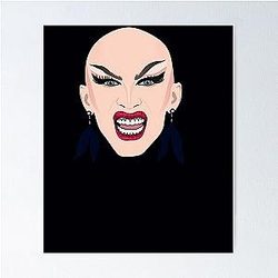 Sasha Velour Grow Poster