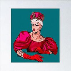 Sasha Velour Fan Poster