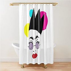 Sasha Velour Sexy Shower Curtain