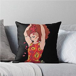 Sasha Velour Throw Pillow