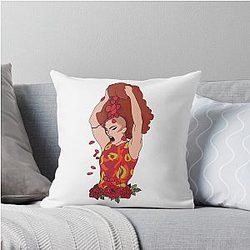 Sasha Velour Throw Pillow