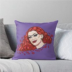 Sasha Velour Throw Pillow