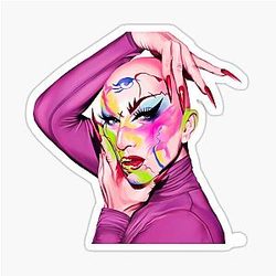 Sasha Velour - Transparent Sticker