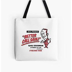 Better Call Saul Breaking Bad All Over Print Tote Bag