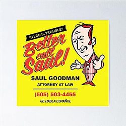 Better Call Saul Saul Goodman Breaking Bad Poster