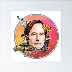 Saul Goodman Retro Art Poster