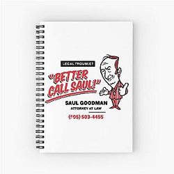 Better Call Saul Breaking Bad Spiral Notebook