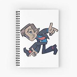 Saul Goodman Fingerpoint Spiral Notebook