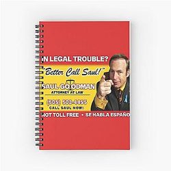 Better Call Saul Breaking Bad Spiral Notebook