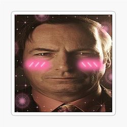 Saul Goodman Blush Sticker