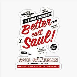 Better Call Saul - Breaking Bad Sticker