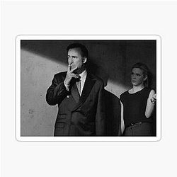 Saul Goodman and Kim Wexler Noir Sticker