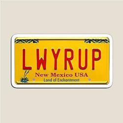 LWYRUP Better Call Saul Goodman Breaking Bad License Plate Magnet