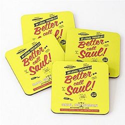 Better Call Saul Saul Goodman Breaking Bad Coasters Set of 4