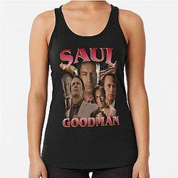Saul Goodman Classic 90s style design (Better Call Saul) Racerback Tank Top