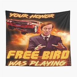 Saul Goodman. Your honor. Free bird was playing Tapestry.