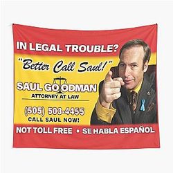 Better Call Saul Saul Goodman Billboard Tapestry