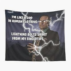 Saul Goodman Lightning Bolts Tapestry