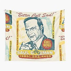 The World according to Saul Goodman Tapestry