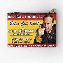 Better Call Saul Breaking Bad Saul Goodman Card Billboard Pouch