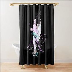 Men's Funny Scissor Seven Gifts for Movie Fans Shower Curtain