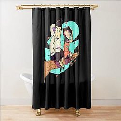 Funny Gifts for Boys and Girls Cartoon Scissor Seven Curtain for Music Fans Shower