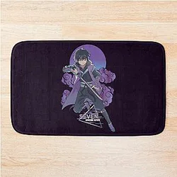 Scissor Seven Retro Bath Mat