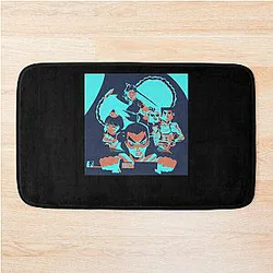 Funny Man Scissor Seven Best Friends For Movie Fans Bath Mat