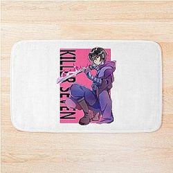 Funny Men Scissor Premium Movie Fan Bath Mat