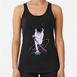 Mens Funny Scissor Seven Gifts For Movie Fans Racer Back Tank Top