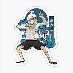 Seven Scissor Sticker