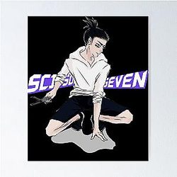 Vintage Scissor Fan art Cool Gifts Poster