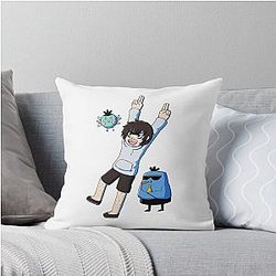 Mens Best Scissors Gift For Birthday Throw Pillow