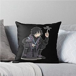 Women Retro Throw Pillow Seven Animation