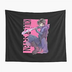 Day Gift Scissor Seven Boys Music Fans Tapestry