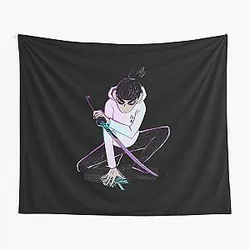 Mens Funny Scissor Gifts For Movie Fans Tapestry