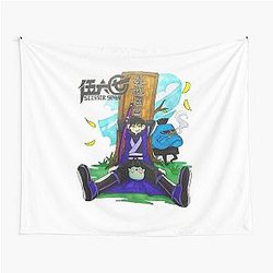 Band Scissor Seven with His Teacher Graphic Tapestry for Fans