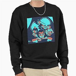 Funny Man Scissor Seven Best Friends Awesome Pullover Sweatshirt