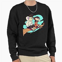 Funny Gifts Scissor Seven Cartoon Gifts for Music Fans Pullover Sweatshirt