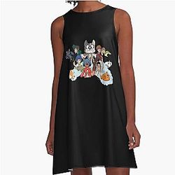 Gifts for Him Scissor Seven A-Line Dress