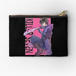 Day Gift Scissor Boys Music Zipper Pouch
