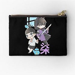Rock Scissor with Dai Bo teacher Graphic for fan zipper pouch