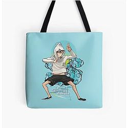 Scissor Seven All Over Print Tote Bag