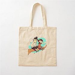 Funny Gifts for Boys and Girls Gift Bag with Cartoon Scissor Seven Design - Cotton Tote Bag for Music Fans