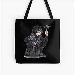 Women's Favorite Scissor Seven Animation Retro Vintage All Over Print Tote Bag