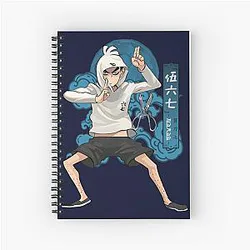 Seven Scissor Spiral Notebook