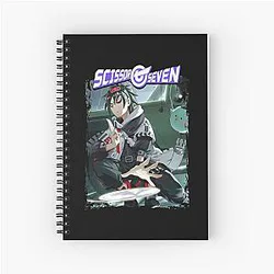 Retro Scissor Spiral Notebook Cool Gift