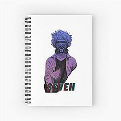 Vintage Retro 7 Gifts Spiral Notebook
