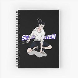 Vintage Scissor Fanart Spiral Notebook